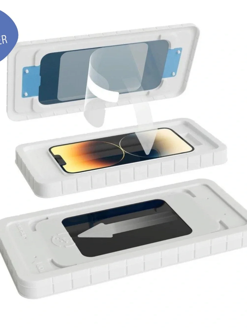 NIB Casely Glass Premium Tempered Glass Screen Protector - iPhone 13/13 Pro/14